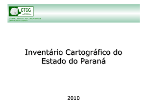Palestra - ITCG - Estado do Paraná
