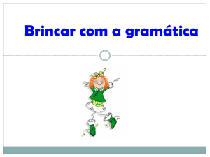 Brincar com a gramática