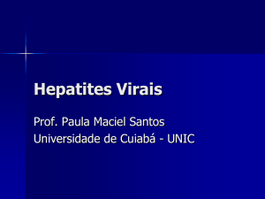 Hepatites Virais – Aula Teórica