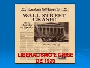 liberalismo e crise de 1929 regimes totalitários