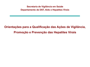 Orientações para a Qualificação das Ações de Vigilância, Promoção