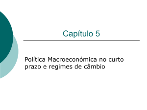 Capítulo 5-Politica Macro no curto prazo