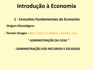 Introdução à Economia ( Revisão )