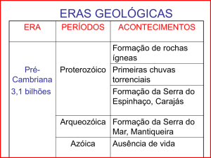 eras geológicas