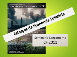 CF 2011 - Economia Solidária