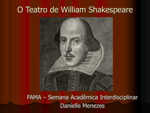 O Teatro de Shakespeare (SA07-08)