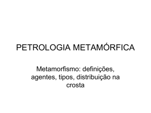 PETROLOGIA METAMÓRFICA