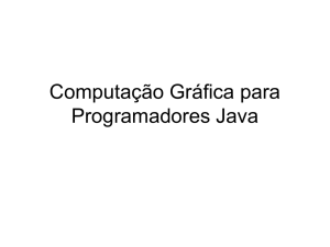 Computação Gráfica para Programadores Java - Resumo