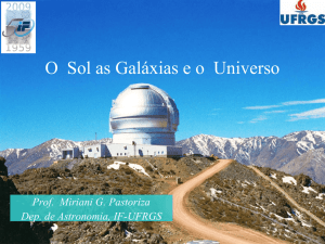 O Sistema Solar, a Galáxia e o Universo - if