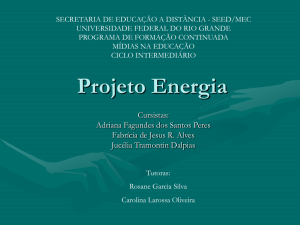 Projeto Energia - NEAD-IFRS Campus Rio Grande