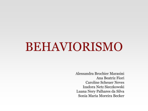 behaviorismo - psicologiaadolescencia