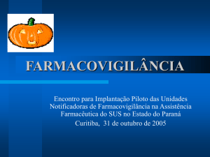 farmacovigilancia.pps - Secretaria de Estado da Saúde do Paraná