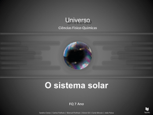 Constituição do sistema solar