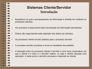 Sistemas Cliente/Servidor