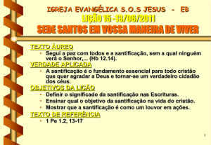 igreja evangélica sos jesus - eb lição 15