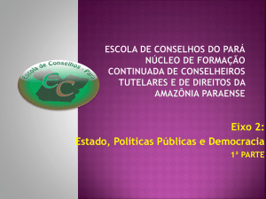 Slide 1 - Escola de Conselhos do Pará