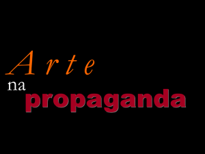 Apresentação "Arte na propaganda"