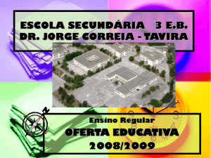 geral - Agrupamento de Escolas Dr. Jorge Augusto Correia