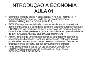 introdução à economia aula 01