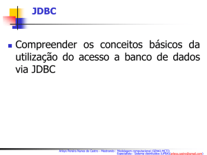 JDBC - Tecjorge