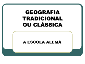 GEOGRAFIA TRADICIONAL OU CLÁSSICA