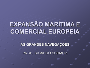 expansão marítima e comercial europeia