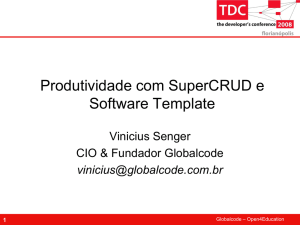 Projeto SuperCRUD - The Developers Conference