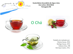 silvanaO Chá - BE de Arga e Lima