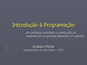 Slide 1 - Departamento de Informática — UFPB