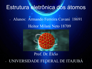 Estrutura eletrônica dos átomos