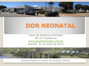 dor neonatal - Paulo Margotto