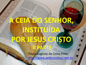 Slide 1 - Ao Deus Unico