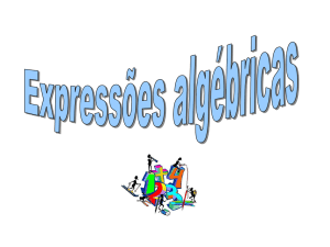 expressões algébricas