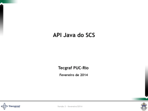 SCS Java - Tecgraf JIRA / Confluence - PUC-Rio