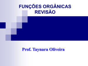 FUNÇÕES ORGÂNICAS