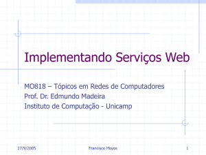 Implementando Serviços Web - IC