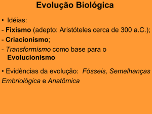 Evolução Biológica