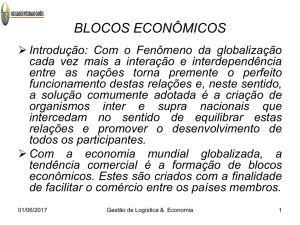 BLOCOS ECONÔMICOS