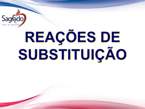 REAÇÃO DE SUBSTITUIÇÃO