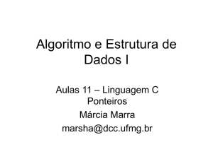 Linguagem C - Ponteiros
