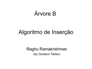 Algoritmo de Inserção