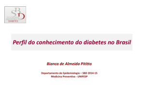 Clique para visualizar - Sociedade Brasileira de Diabetes