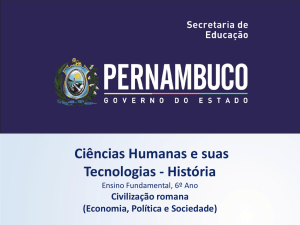 Economia, Política e Sociedade - Governo do Estado de Pernambuco