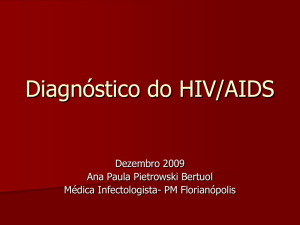 Diagnóstico do HIV/AIDS