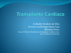 Transplante Cardiaco - Site dos Residentes de Cardiologia da