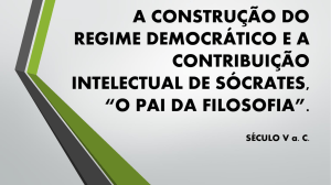 a construção do regime dmocrático e a contribuição intelectual de