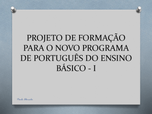 Apresentação do PowerPoint - Sala de Estudo de Língua Portuguesa