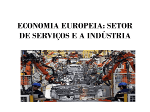 Economia europeia: setor de serviços e a indústria