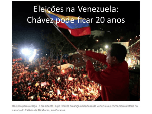 Eleições na Venezuela: Chávez pode ficar 20
