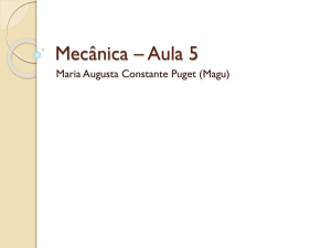 MecanicaAula5 - Professora Magu